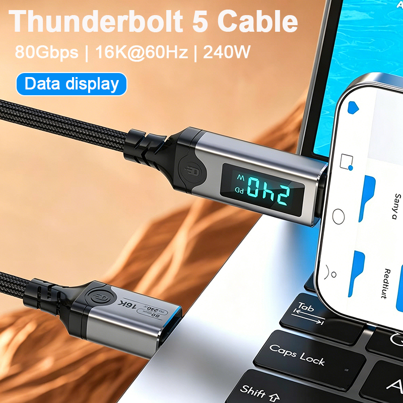 Home Security Robot - Câble USB Type C Thunderbolt 5
