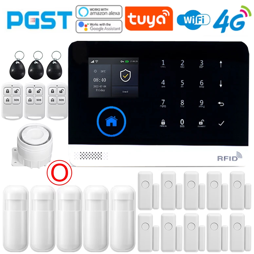 Sim Gsm Alarm - Système d'alarme domestique PGST, alarme de